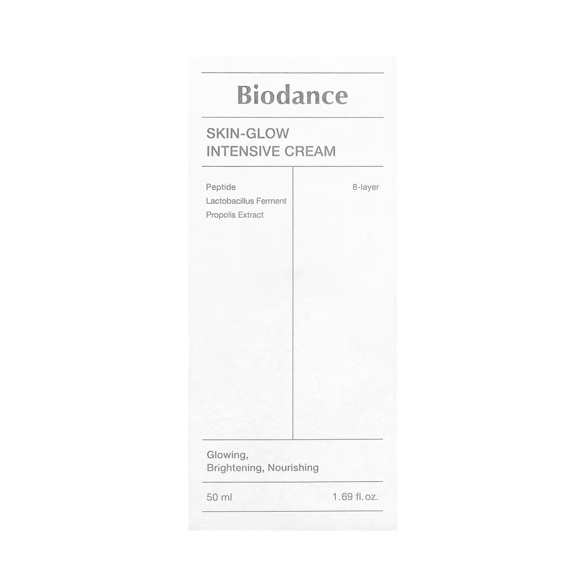 Інтенсивний крем для обличчя Biodance Skin-Glow Intensive Cream, 50 мл
